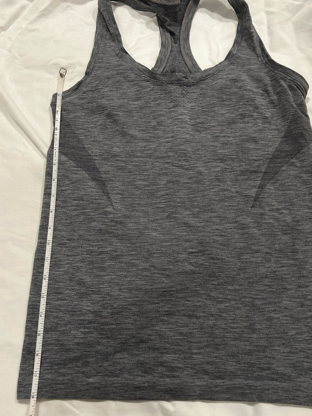 Victoria's Secret Charcoal Gray Racerback Seamless Tank